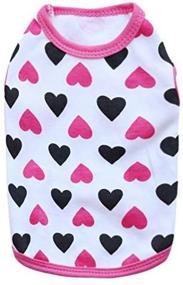 img 1 attached to 👕 DroolingDog Pet Clothes: Stylish Dog T-Shirt & Cat Apparel for Small Dogs