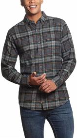 img 4 attached to Weatherproof Vintage Flannel Shirt X Large Men's Clothing