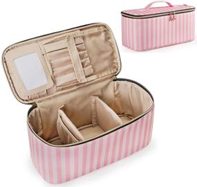 img 4 attached to 💄 BAGSMART Makeup Cosmetic Organizer - Travel Accessories for Toiletry Cases