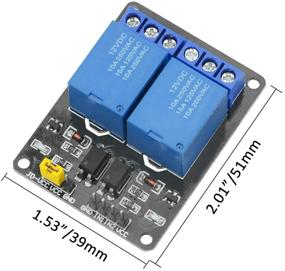 img 1 attached to WMYCONGCONG 5 PCS 12V 2-канальный Реле 🔌 Модуль Оптопарный Расширительный Блок - Эффективное и Надежное Решение для Управления