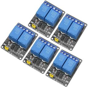 img 4 attached to WMYCONGCONG 5 PCS 12V 2-канальный Реле 🔌 Модуль Оптопарный Расширительный Блок - Эффективное и Надежное Решение для Управления