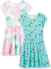 img 4 attached to Childrens Place Skater 2 Pack Medium Girls' Clothing for Dresses