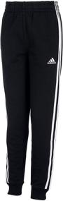 img 4 attached to Штаны для мальчиков Adidas Jogger черного цвета