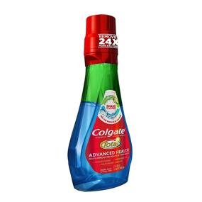 img 3 attached to 🌿 Colgate Total Advanced Health Alcohol Free Mouthwash (3 Pack) - Antibacterial Formula, Fresh Mint - 27 fl oz