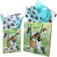 🐶 ruth maystead's set of two boxer gift bags logo