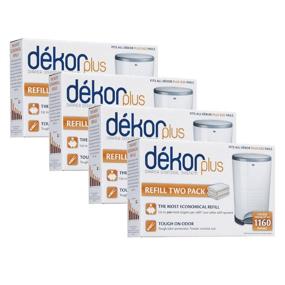 img 1 attached to 👶 Diaper Dekor Plus Refills (4 packs of 2)