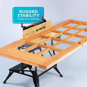 img 2 attached to 🔧 Versatile BLACK+DECKER Portable Workbench and Vise (WM425-A): The Ultimate Project Center Solution