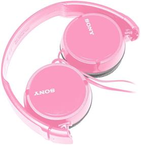 img 4 attached to 🎧 SONY Over Ear Best Stereo Extra Bass Portable Foldable Headphones - Rose