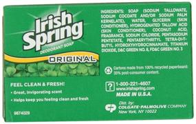 img 3 attached to Irish Spring Bath Bar Soap, Original: 12-Count Pack for Refreshing Cleansing