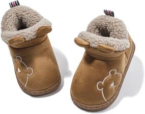 img 4 attached to 👟 Cartoon Non Slip Toddler Boys' Shoes and Slippers by Ohsofy