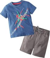 toddler outfits cartoon airplane playwear boys' clothing : clothing sets logo