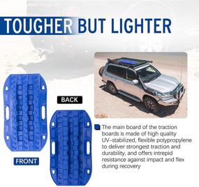 img 2 attached to 🏞️ BUNKER INDUST Off-Road Traction Boards: The Ultimate Solution for 4X4 Jeep Mud, Sand, and Snow Traction