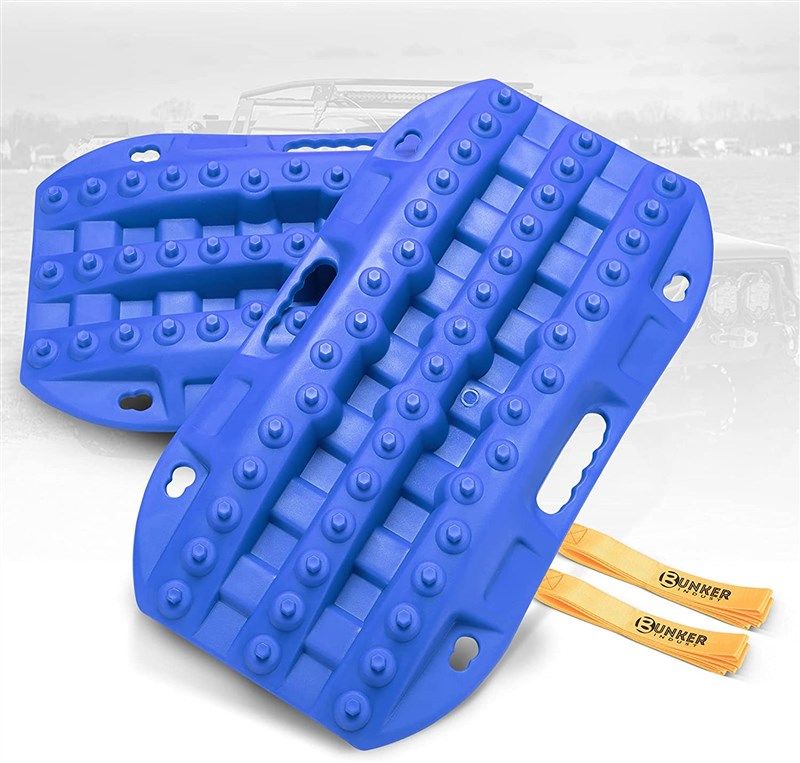 bunker indust off road traction ladder blue logo