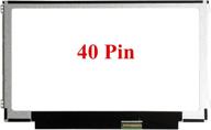 🖥️ rinbers 11.6" lcd screen for samsung chromebook xe303c12 xe503c12, lenovo x131e, hp 3125 1101 stream 11, asus x200 x201 x202 series – 40 pin side brackets led display logo