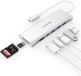 img 4 attached to 🔌 Lention USB C Multi-Port Hub CB-C36B Silver: 4K HDMI, USB 3.0, SD/Micro SD Reader, Type C Charging, for MacBook Pro, Chromebook, and More