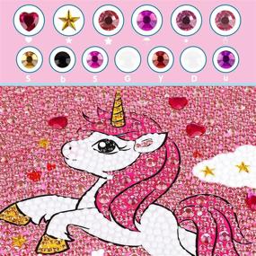 img 2 attached to 💎 TOY Life Diamond Painting Wooden Craft Kit - Enhance Arts & Crafts with Sparkling Diamonds