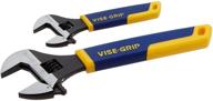 🔧 набор регулируемых гаечных ключей irwin vise-grip, sae, 6 дюймов и 10 дюймов, 2 штуки (2078700): ключи высочайшего качества для различных применений. логотип