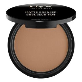 img 4 attached to 🌞 NYX Professional Makeup Matte Bronzer, Medium Shade