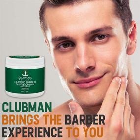 img 3 attached to 🪒 Clubman Classic Barber Shave Cream, 16 oz: Smooth and Luxurious Shaving Experience in 1 Pack