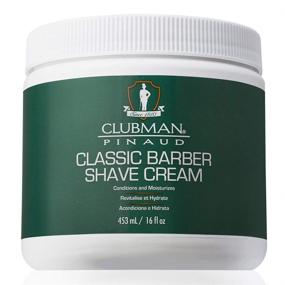 img 4 attached to 🪒 Clubman Classic Barber Shave Cream, 16 oz: Smooth and Luxurious Shaving Experience in 1 Pack