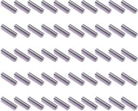 img 1 attached to BCP 50 Pieces Stainless Steel Dowel Pins - 5mm x 24mm Shelf Support Fasteners