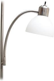 img 2 attached to 🏠 Versatile Simple Designs Home LF2000-BSN Floor Lamp: Brushed Nickel & Reading Light Combined