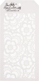 img 1 attached to 🎨 Tim Holtz Layered Lace Stencil by Stampers Anonymous – 4.125" x 8.5