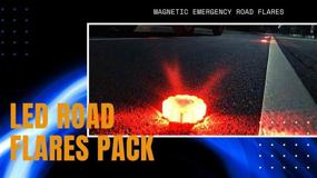 img 3 attached to 🚨 Magnetic Emergency LED Road Flares Warning Kit: Enhanced Safety for Vehicles, Boats, Trucks, and More!