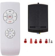 🔧 wireless remote control kit for ceiling fan, universal receiver with 1-8 hours timing, 3 speeds control, compatible with hampton bay, harbor breeze, and hunter fans логотип