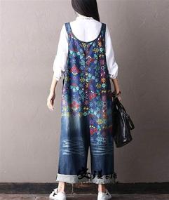 img 1 attached to YESNO Cropped Overalls Jumpsuits Distressed