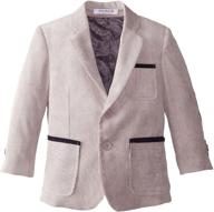 🧥 stylish isaac mizrahi little corduroy blazer for boys - perfect for suits & sport coats logo