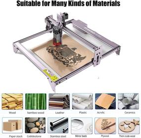 img 1 attached to 🔥 ATOMSTACK A5 Pro Laser Engraver: 40W Cutting Machine for Wood & Compressed Spot CNC Carving DIY Master