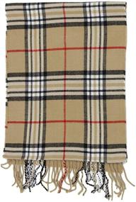 img 1 attached to Cirrus Cashmere Plaid Winter Classic Men's Accessories for Scarves