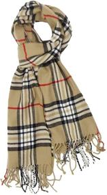 img 2 attached to Cirrus Cashmere Plaid Winter Classic Men's Accessories for Scarves