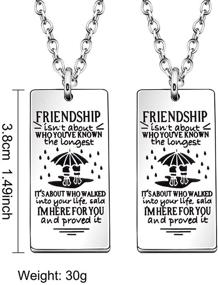 img 3 attached to JJIA Friendship Necklaces Necklace Birthday