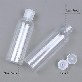 img 2 attached to 🌿 Miukada Plastic Bottles Refillable Cosmetic: Convenient and Sustainable Packaging