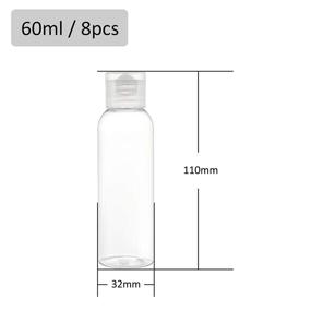 img 3 attached to 🌿 Miukada Plastic Bottles Refillable Cosmetic: Convenient and Sustainable Packaging