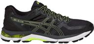 👟 asics gelglyde: stylish black safety yellow men's athletic shoes for running логотип