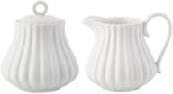 fuyu stripe ceramic creamer serving: elegant design and functionality for your table logo