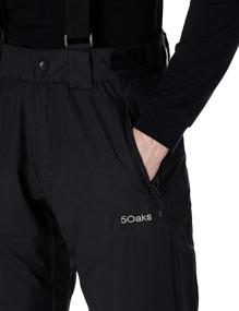 img 2 attached to 5Oaks Mens Basic Pants Black Outdoor Recreation for Outdoor Clothing