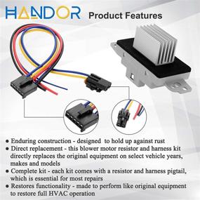 img 1 attached to Handor Resistor Compatible Silverado Replacement