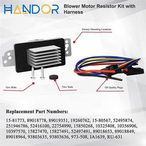 img 2 attached to Handor Resistor Compatible Silverado Replacement