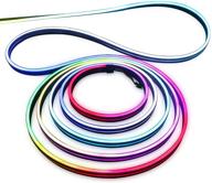 aclorol 16.4ft neon rope lights - addressable ws2811 rgb dream color rainbow led 🌈 strip lights for diy love girl planet cloud sign bedroom indoor outdoor wall party bars decor логотип