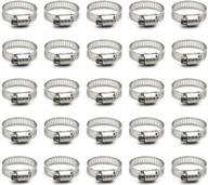 🔒 25-pack of zipcci stainless steel clamps 19-29mm logo