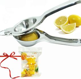 img 4 attached to 🍋 The Ultimate Professional Super Jumbo Stainless Steel Lemon Squeezer (EcoJeannie LS0002) - Unbreakable, Rust-Resistant Lemon Juicer | Commercial Grade Citrus Press with Free Citrus Tap