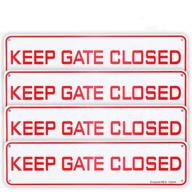 pack keep gate closed sign logo