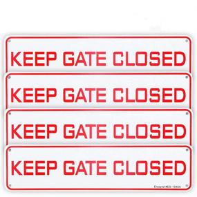 img 4 attached to Pack Keep Gate Closed Sign