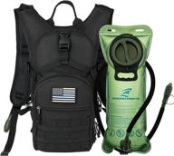 sharkmouth tactical hydration backpack leak proof sports & fitness logo