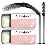 👁️ eyebrow soap kit, brows styling soap, long-lasting 4d brows gel, waterproof eyebrow setting wax, balm pomade cosmetics for eyebrow makeup logo