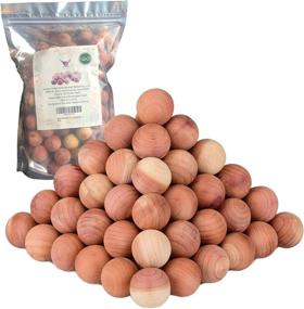 img 3 attached to 🌲 Cedar Balls Clothes Moth Repellant - Premium Quality 120 Pack | Natural Alternative to Moth Balls | Long Lasting | Non-Toxic | Family Safe